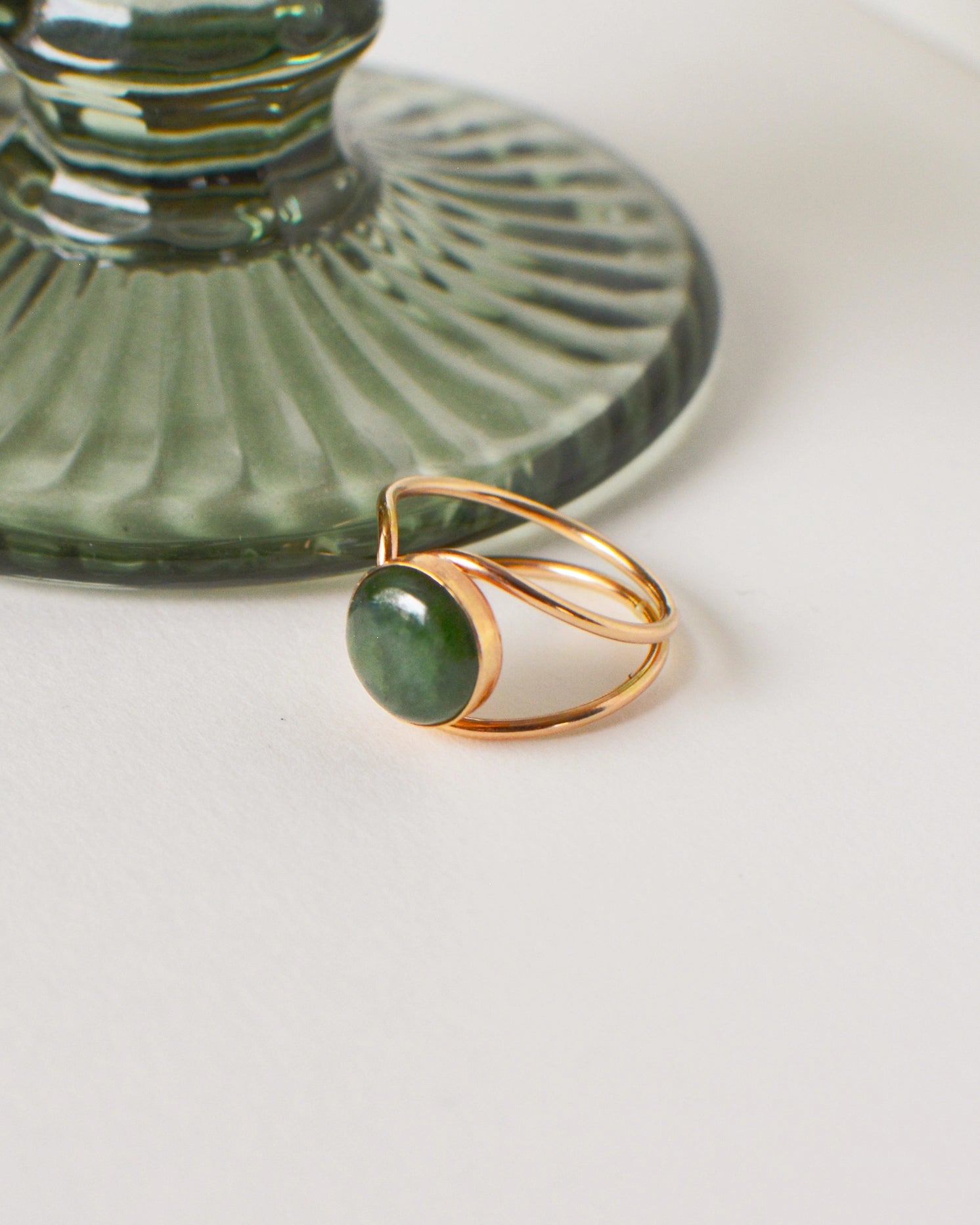 Gem & Blue - Lasso Ring | Jade