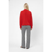 Twentifourth - Mock Neck Sweater | Cherry Red