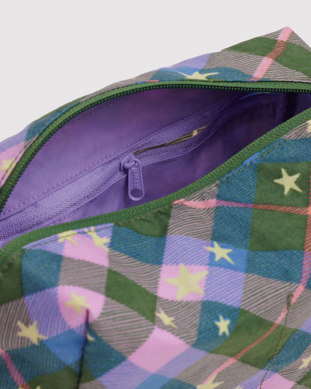 Baggu - Dopp Kit | Green Star Plaid