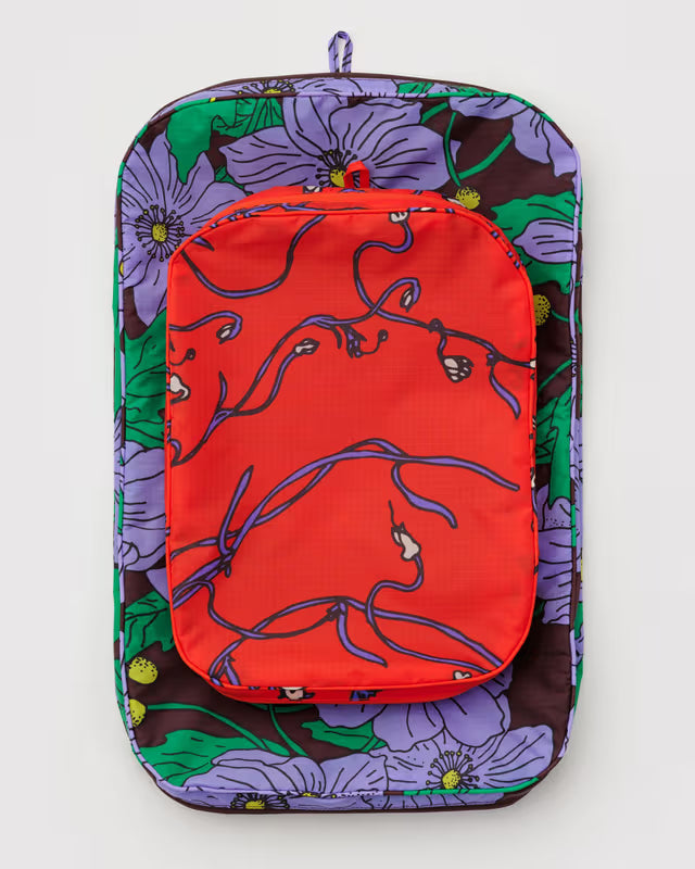 Baggu - Large Packing Cube Set | Poppy Mix