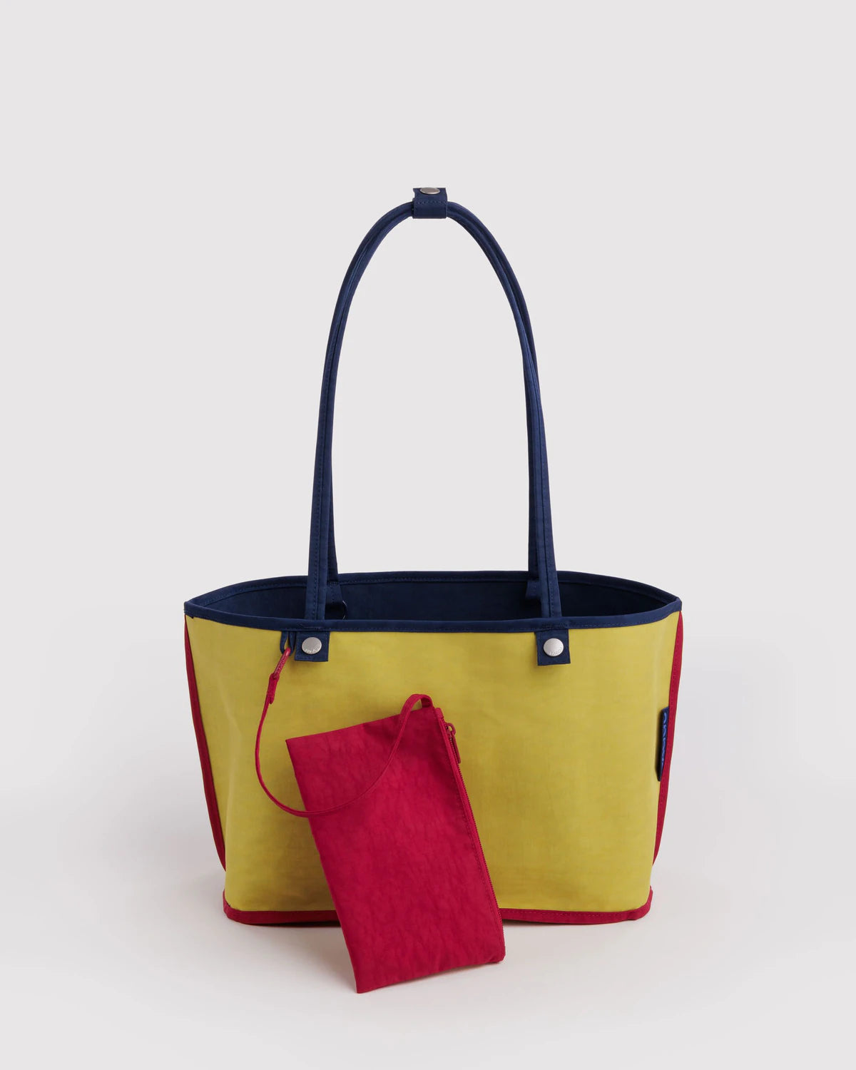 Baggu - Medium Nylon Reversible Tote | Navy Mix