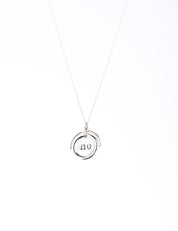 I Like It Here Club - Decider Spinner Necklace | Sterling Silver