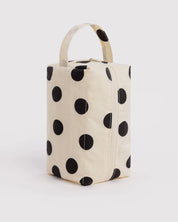 Baggu - Dopp Kitt | Cream and Black Polka Dot