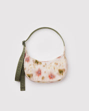 Baggu - Small Nylon Crescent Bag | Abstract Floral