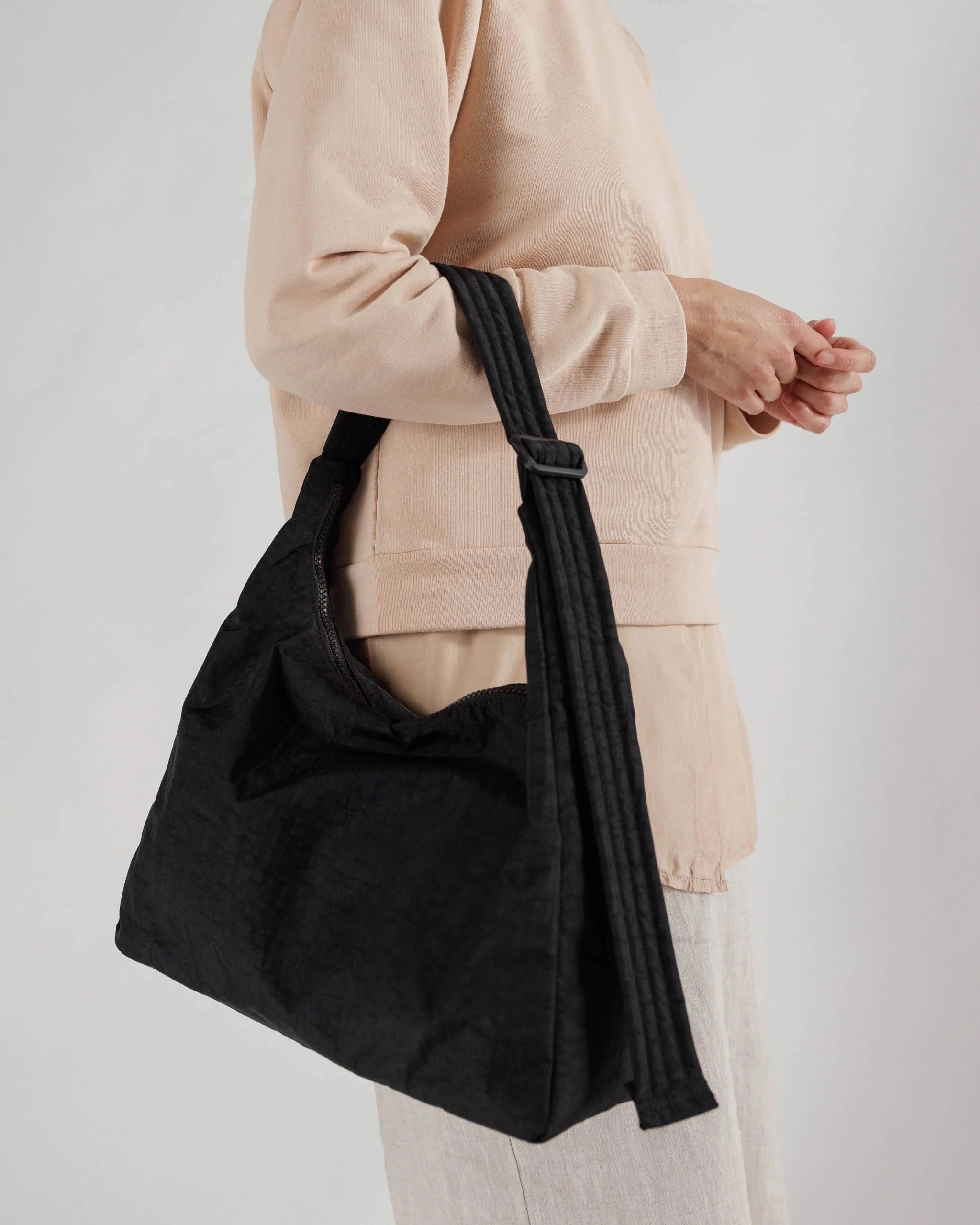 Baggu - Nylon Shoulder Bag | Black