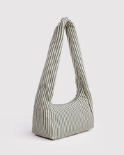 Baggu - Nylon Meringue Bag | Sage Stripe
