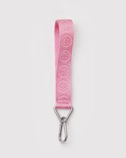 Baggu - Logo Keychain | Pink Happy