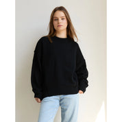 Blank Lab - Drop Shoulder Sweater Top | Black