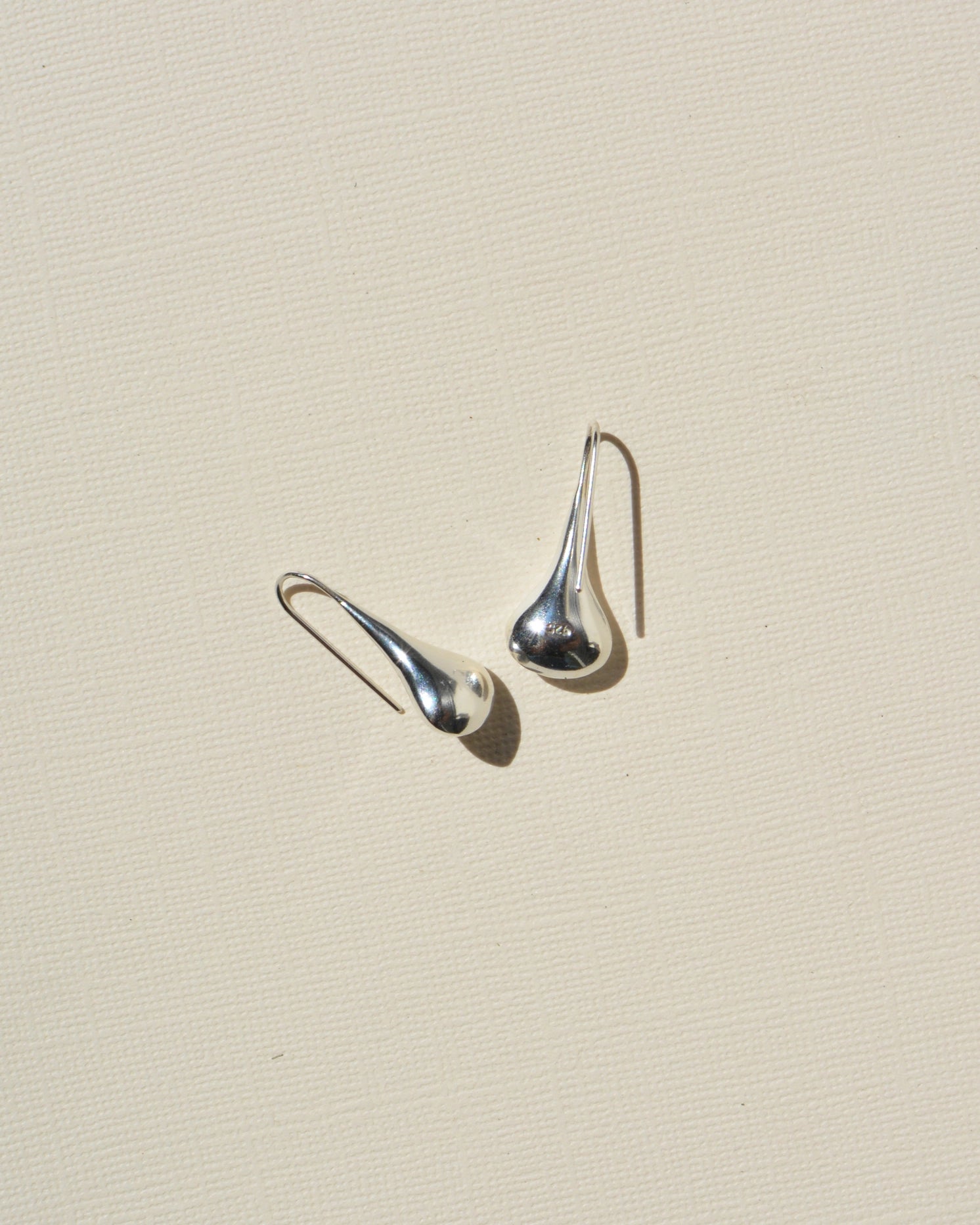 Gem & Blue -  Sterling Silver Droplet Earrings