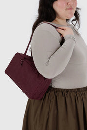 Baggu - Nylon Bowler Bag | Mahogany