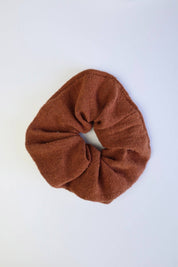 Eco Raw Studio - Raw Silk Naturally Dyed Hair Scrunchies: Terra Cotta