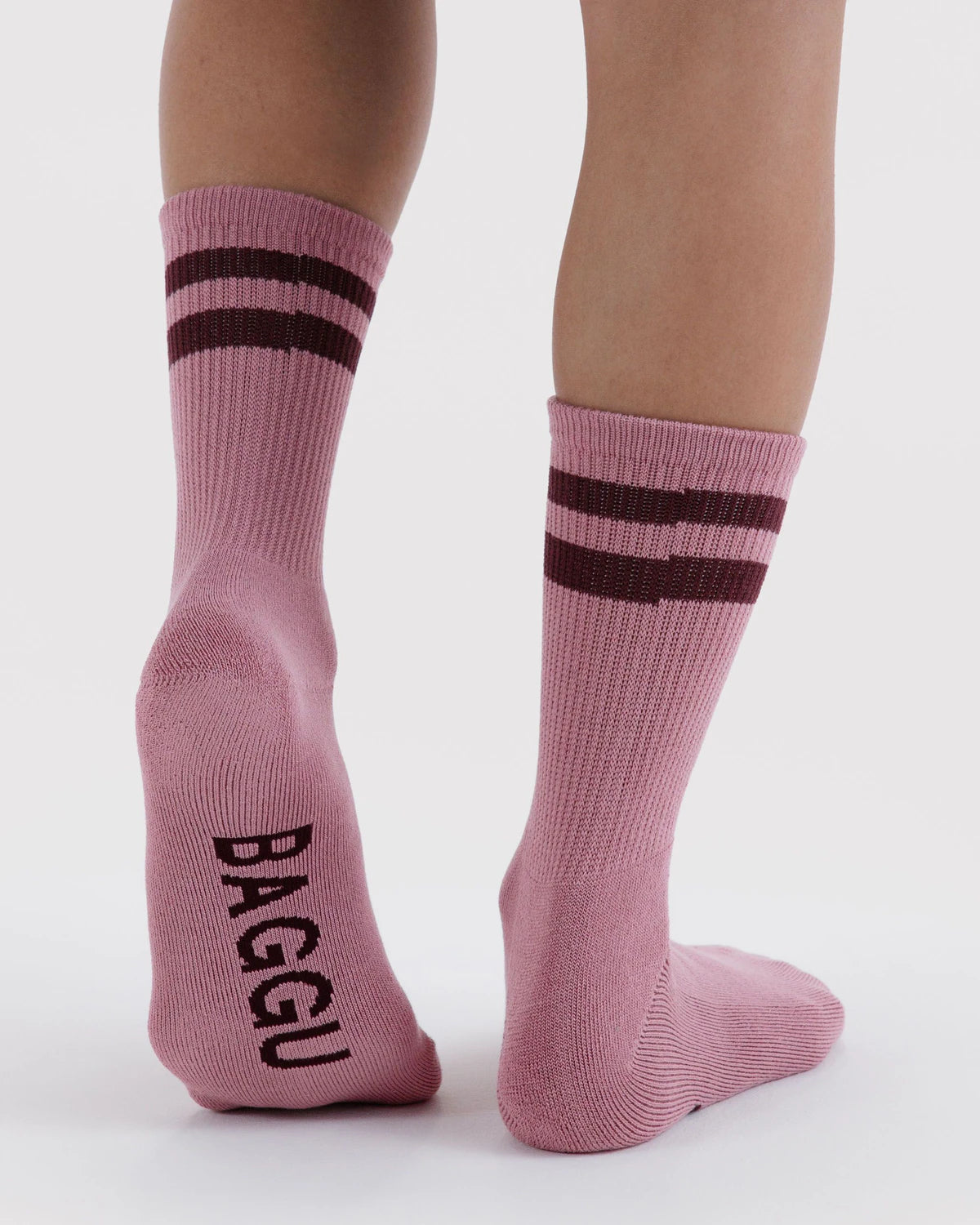 Baggu - Ribbed Sock | Wild Plum Stripe