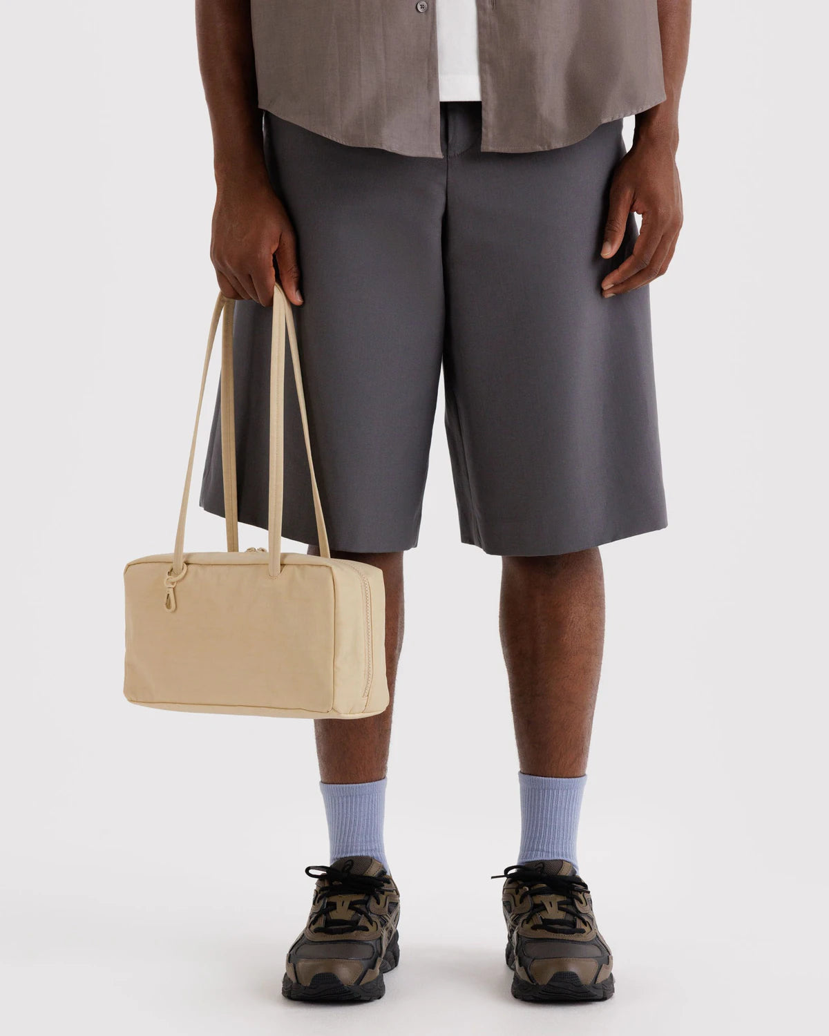 Baggu - Nylon Bowler Bag | Custard
