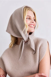 Arctic Fox & Co. - Merino Wool Triangle Scarf | Soft Taupe