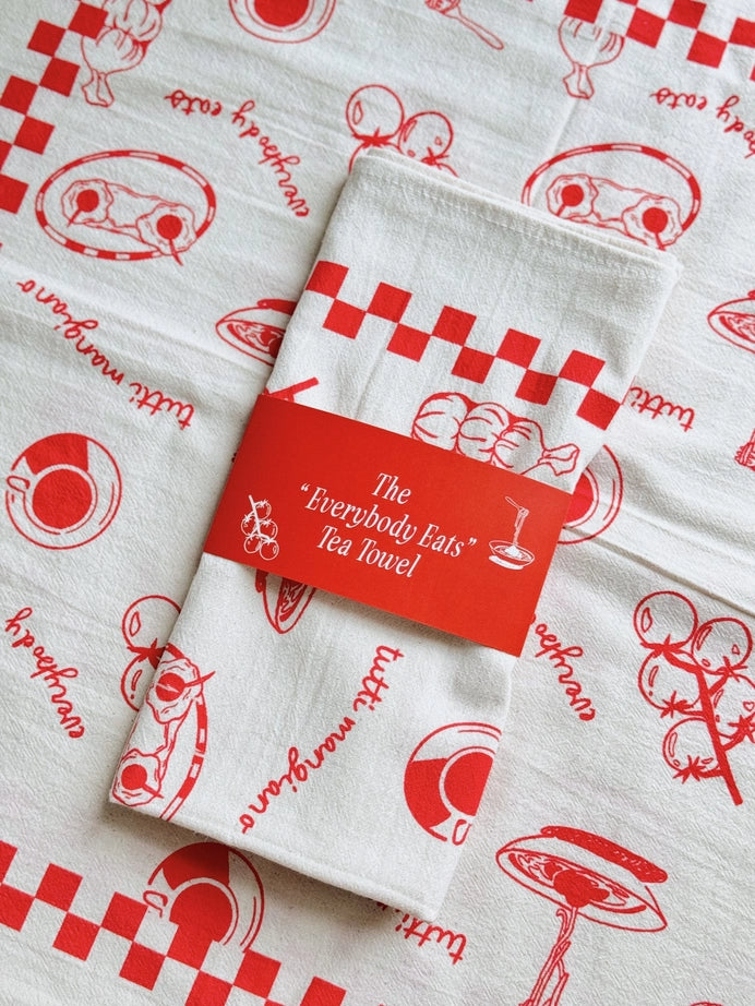 Mel Andrel - Everybody Eats Tea Towel