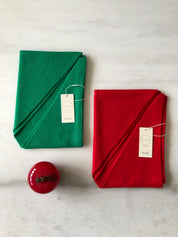 Billy Bamboo - Merino Wool Cravat Scarf | Red Apple
