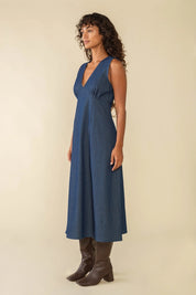 NLT - Carson Denim Midi Dress