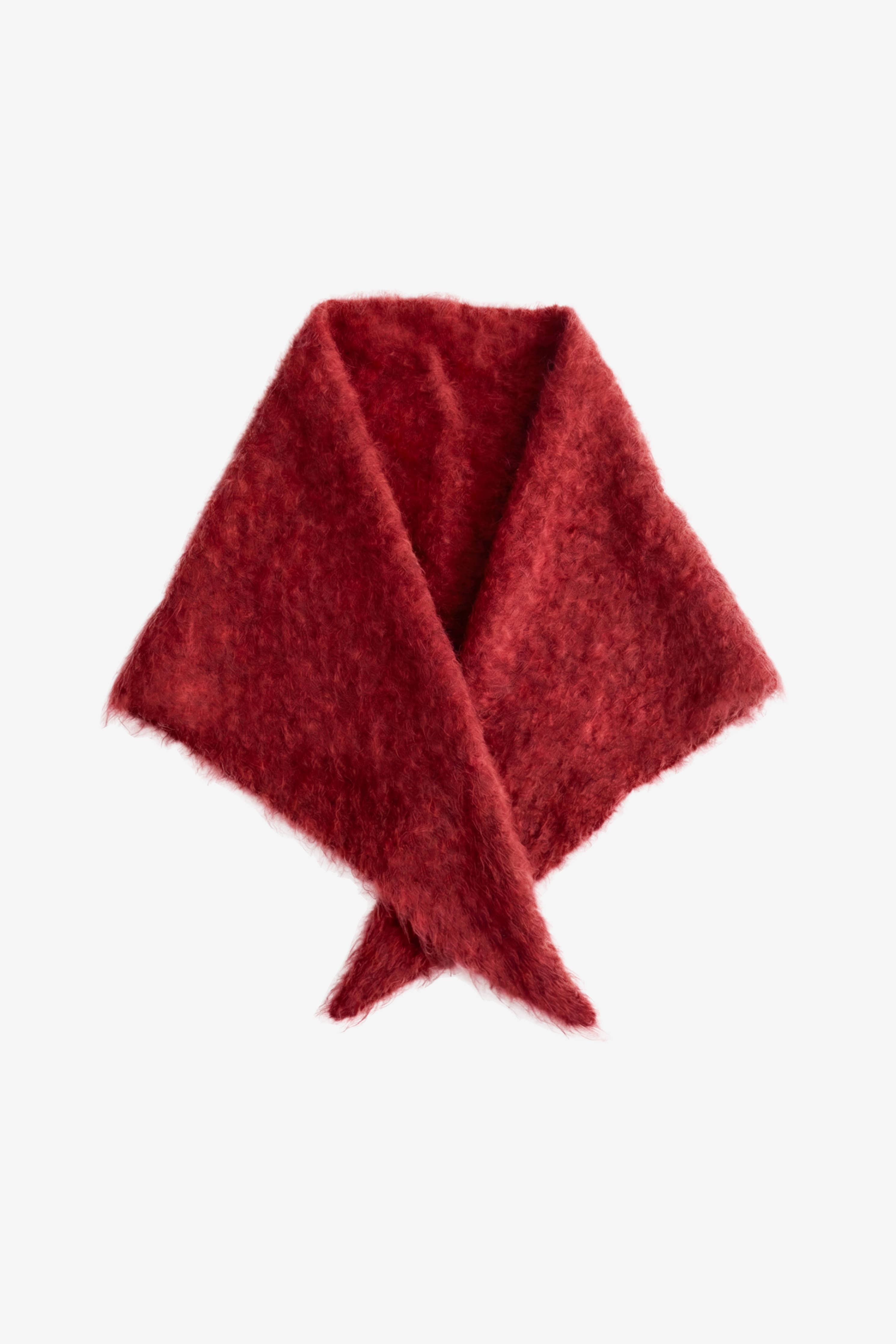 Arctic Fox & Co. - Alpaca Triangle Scarf | Crimson Red