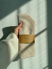 Billy Bamboo - Fuzzy Wool Cravat Scarf | Oatmeal