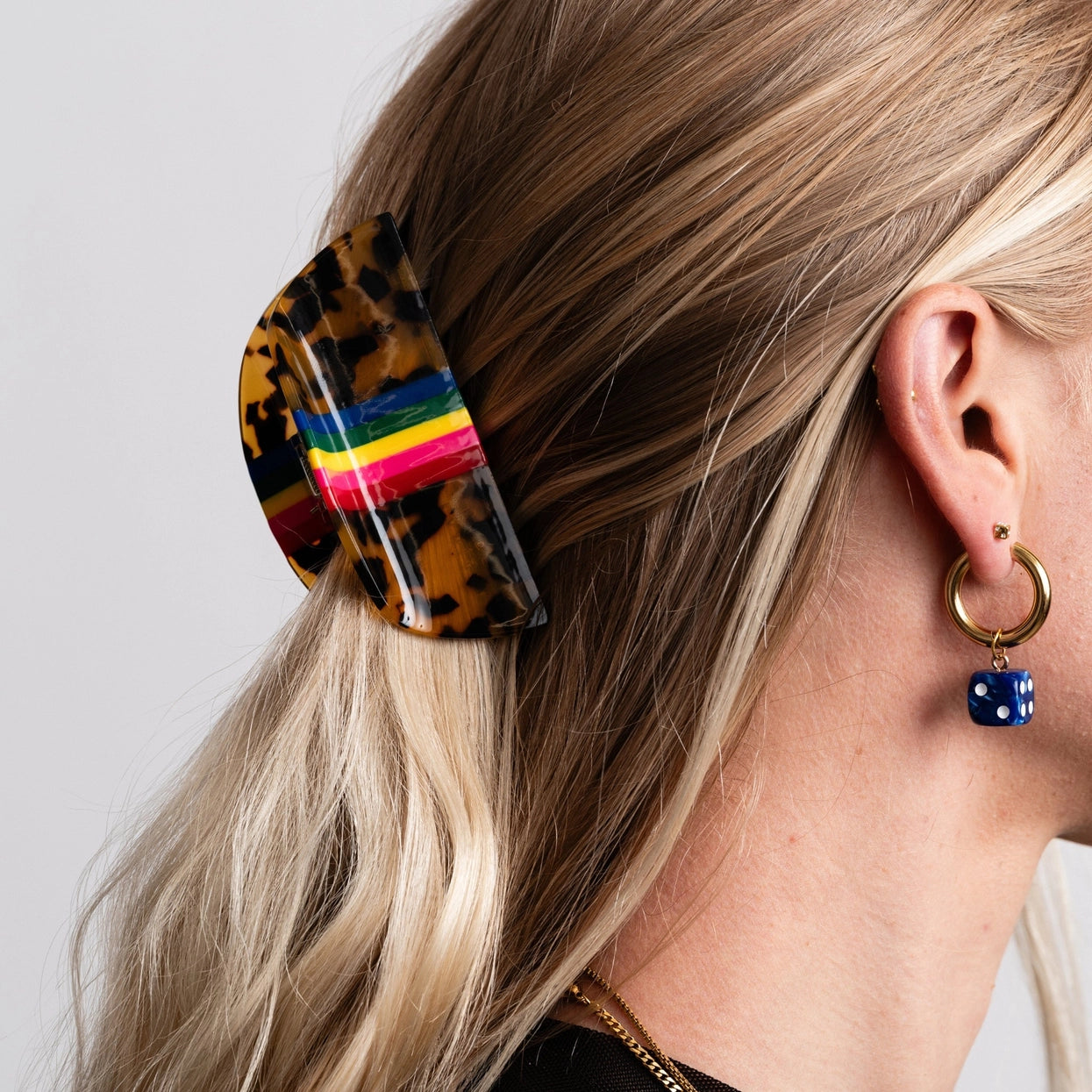 Larissa Loden - Tortoise Rainbow Hair Claw