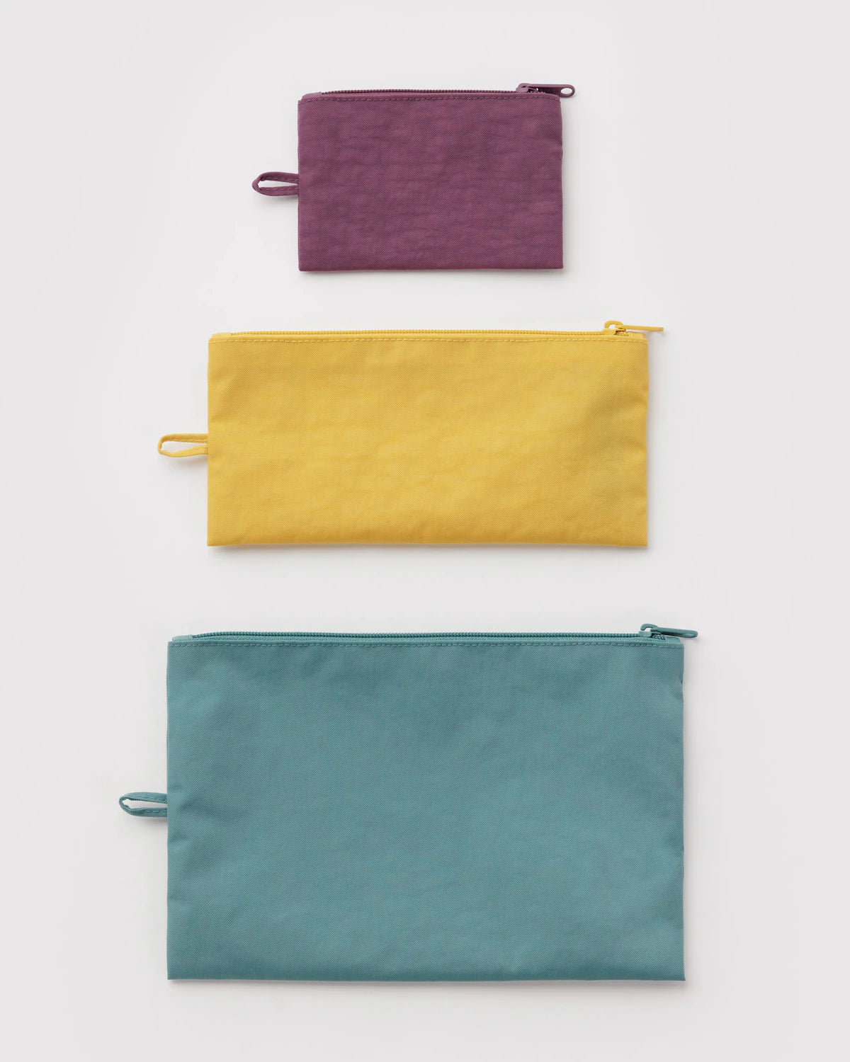 Baggu - Flat Pouch Set | Jewel Mix