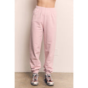 Blank Lab - Organic Cotton Terry Joggers | Pale Pink