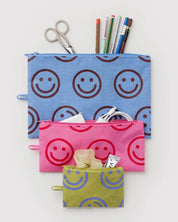 Baggu - Flat Pouch Set | Happy Mix