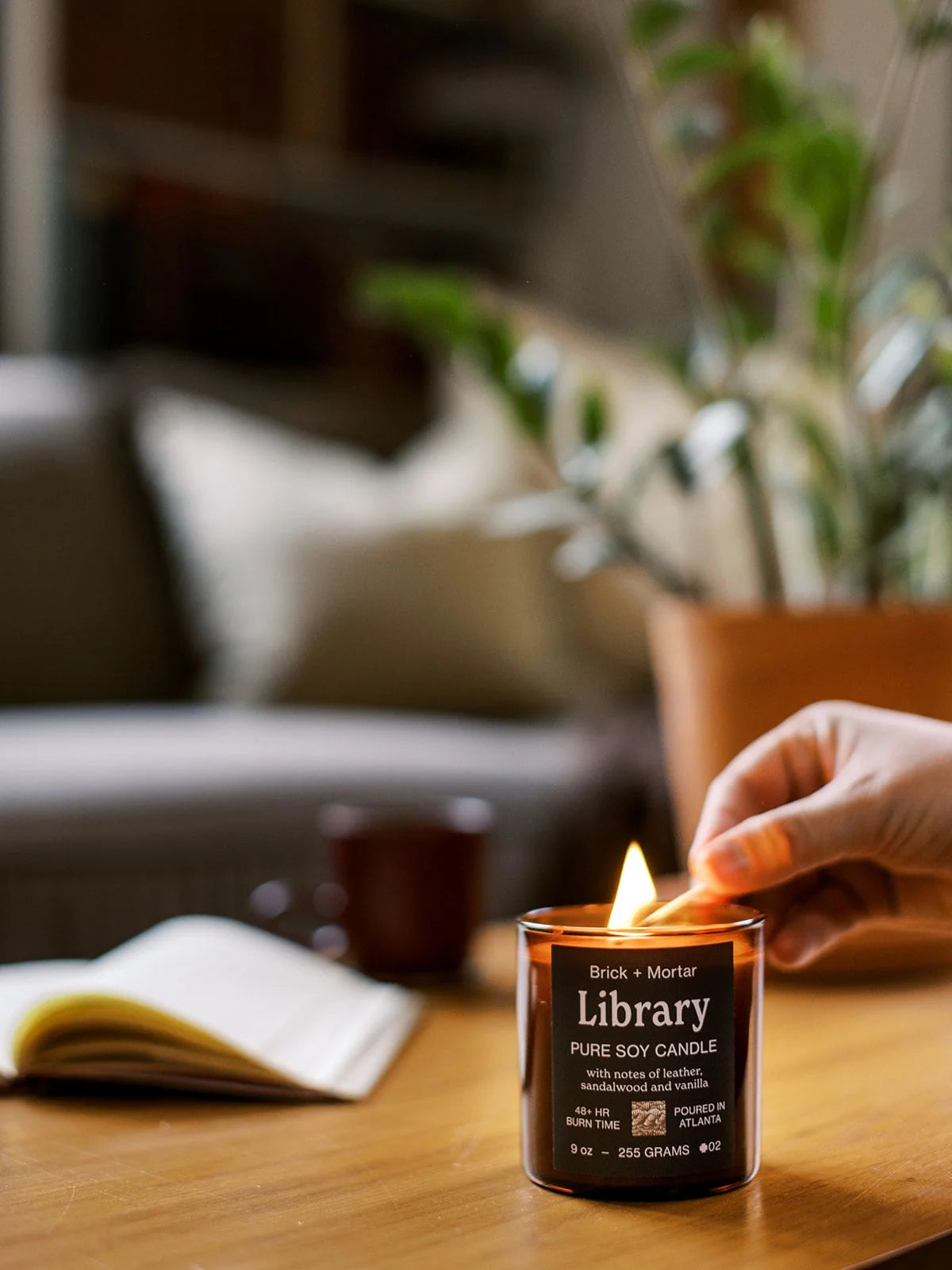 Brick+Mortar - Library Scented Candle | 9oz