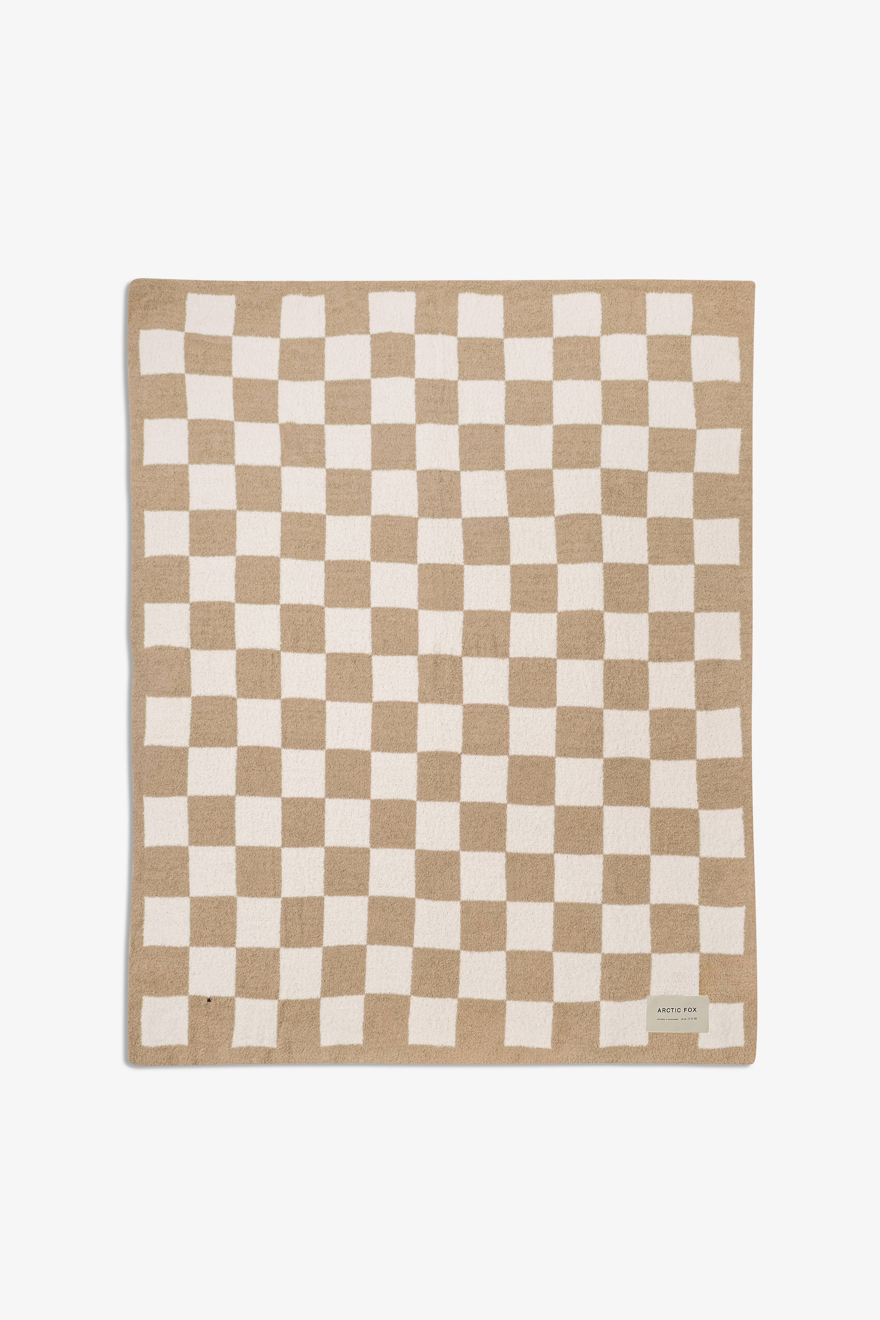 Arctic Fox & Co. - The Teddy Throw | Beige Check