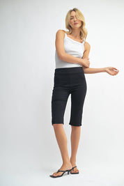Just Black Denim - Capri Skinny | Black