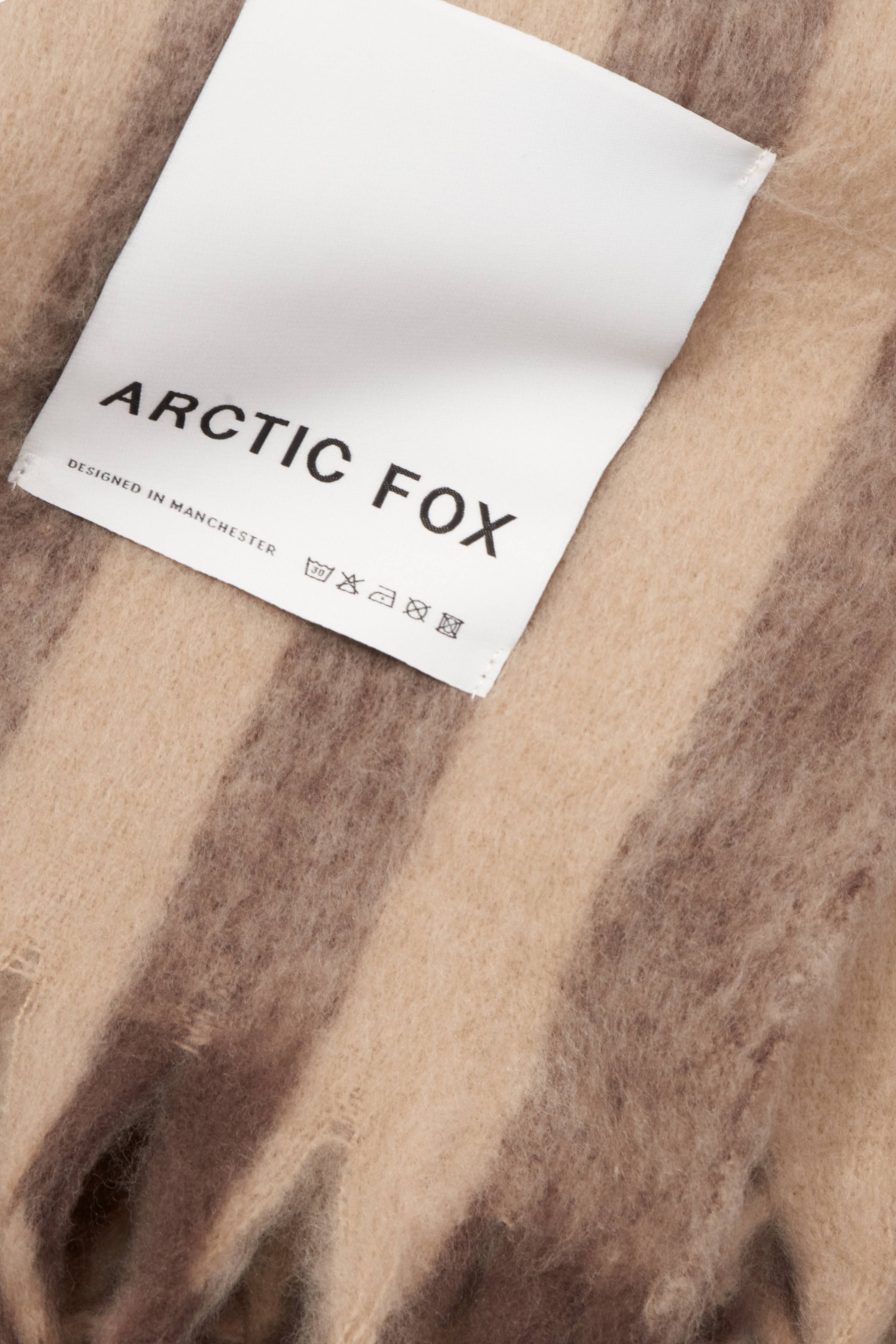 Arctic Fox & Co. - The Wool Stripe Throw | Burnt Umber Stripe