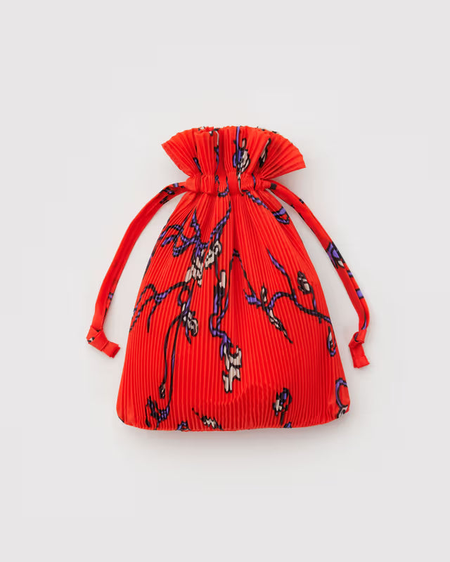 Baggu - Pleated Baggu | Red Snapdragon