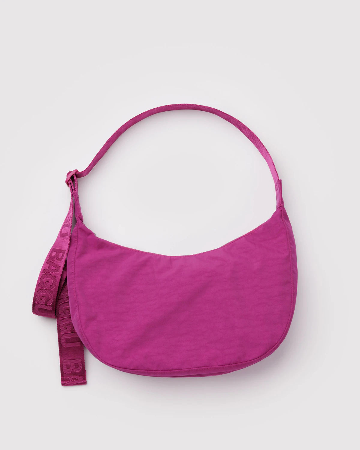 Baggu - Medium Nylon Crescent Bag | Deep Fuchsia