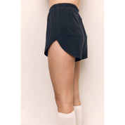Blank Lab - Cotton Jersey Dolphin Short | Black