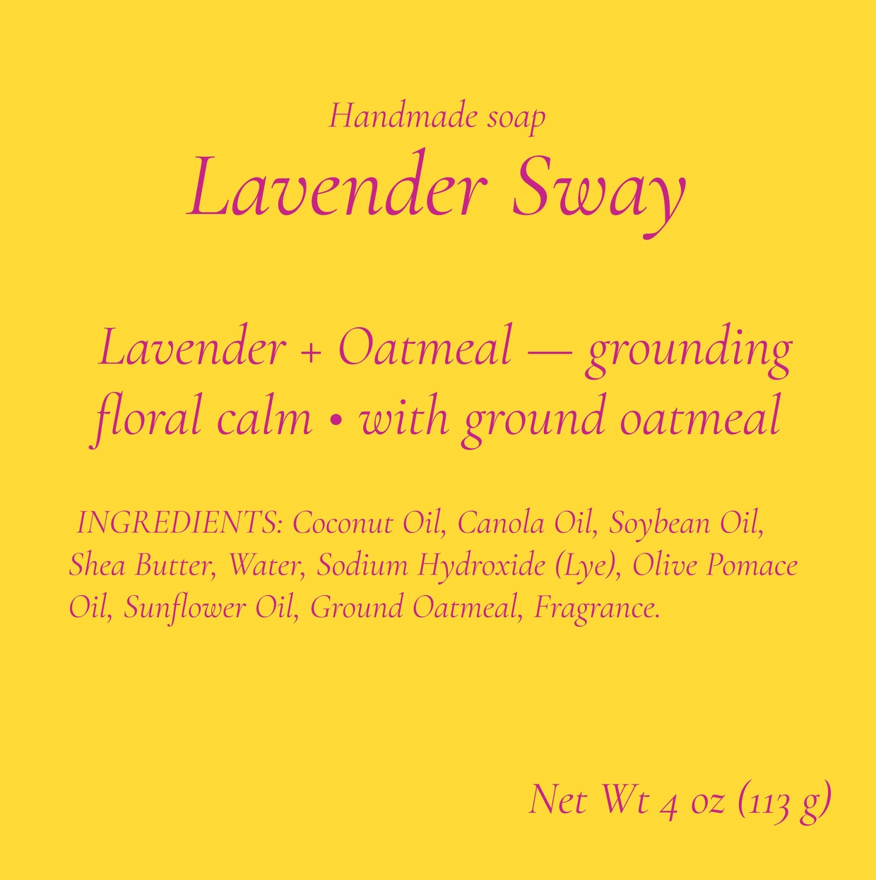 SloGlo - Organic Shea Butter & Olive Oil Vegan Soap | Lavender Sway