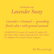 SloGlo - Organic Shea Butter & Olive Oil Vegan Soap | Lavender Sway