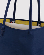 Baggu - Medium Nylon Reversible Tote | Navy Mix
