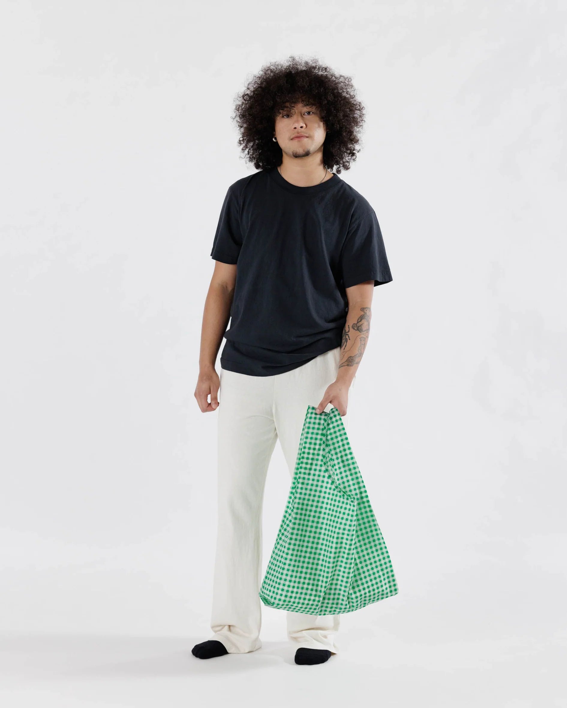 Baggu - Standard Baggu | Green Gingham