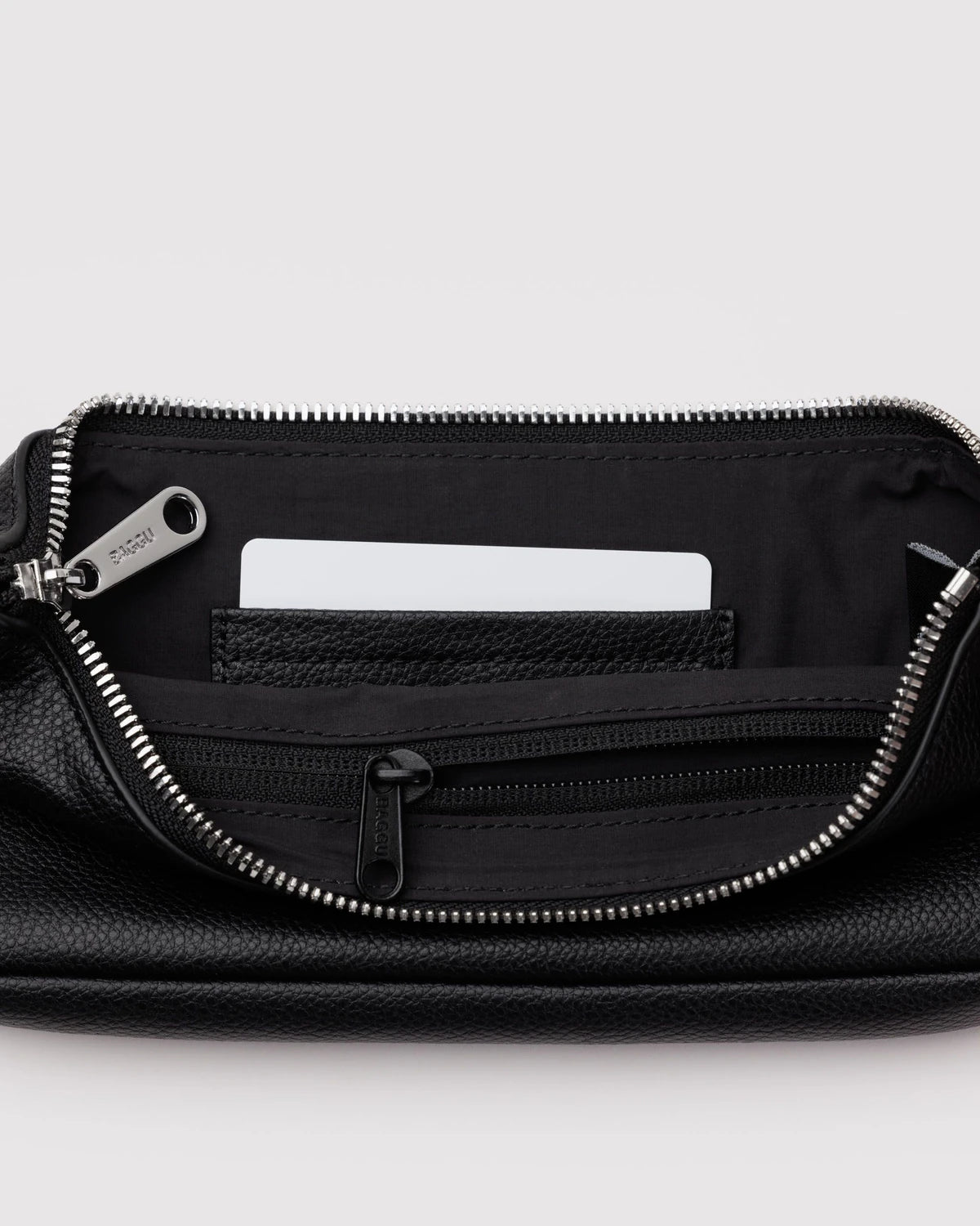 Baggu - Recycled Leather Pochette | Black