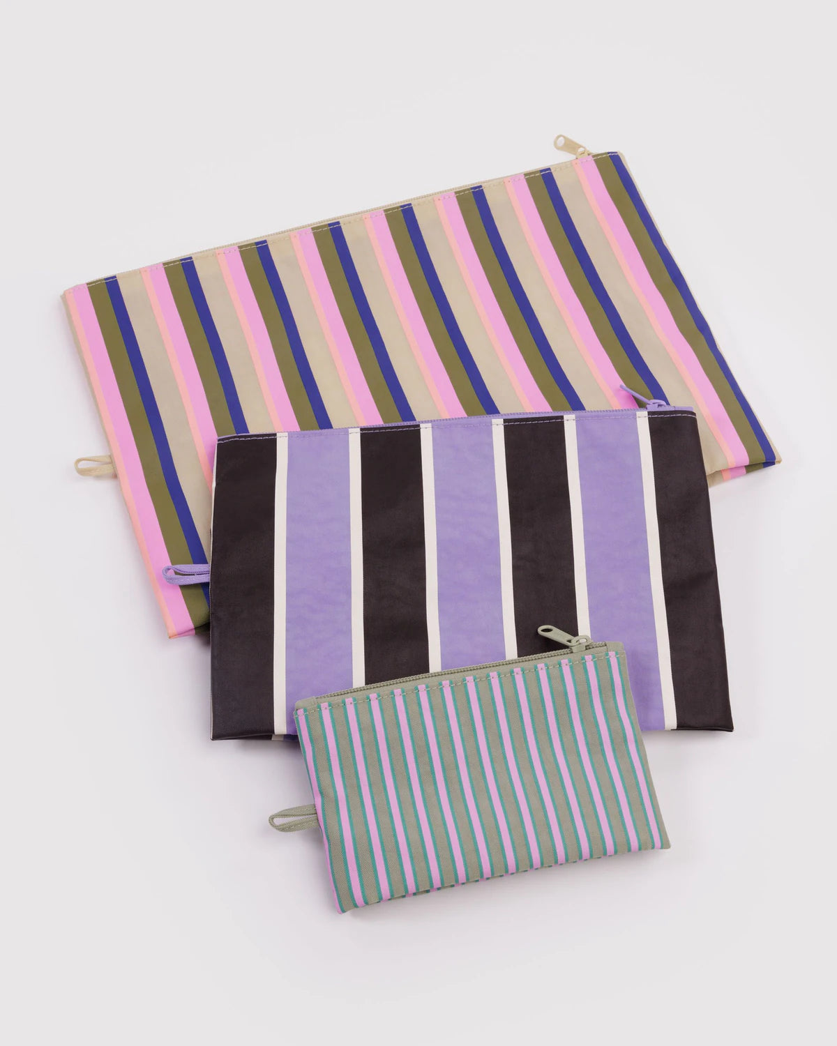 Baggu - Go Pouch Set | Candy Shop Stripes