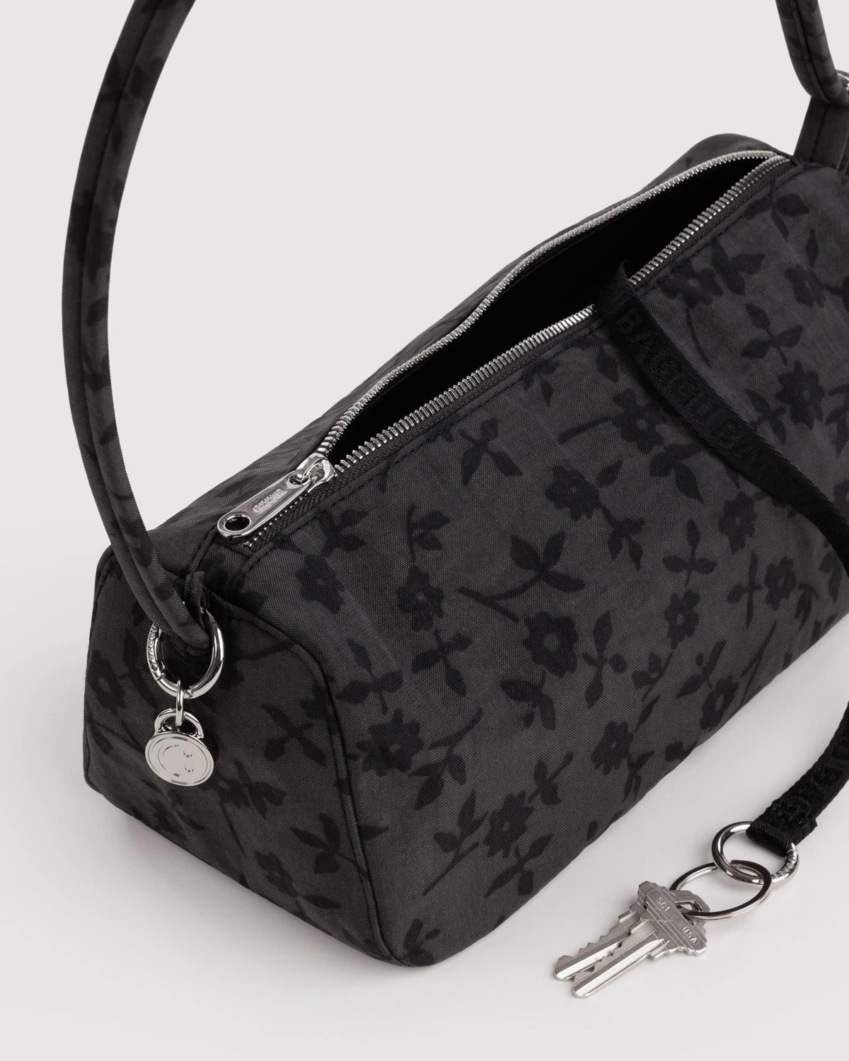 Baggu - Nylon Loaf Bag | Charcoal Ditsy Floral