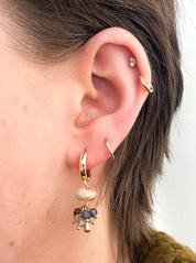 Made Community - Bead Cluster Short Earrings