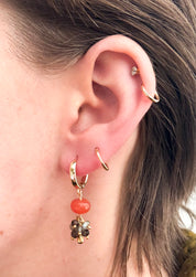 Made Community - Bead Cluster Short Earrings