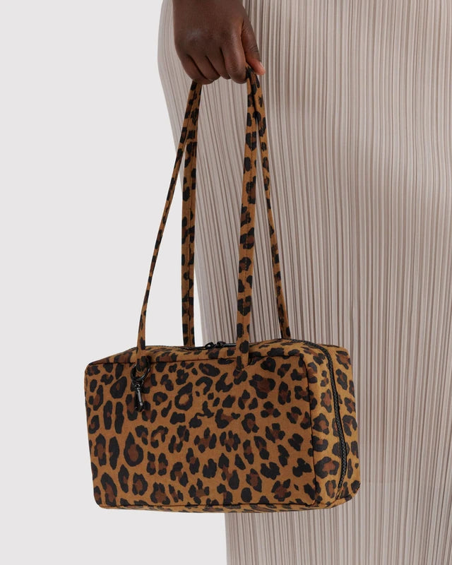 Baggu - Nylon Bowler Bag | Leopard