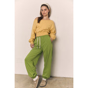 Blank Lab - Off Shoulder Lightweight Sweatshirt | Yellow