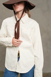 RAISONNEL - Embroidered Western Shirt