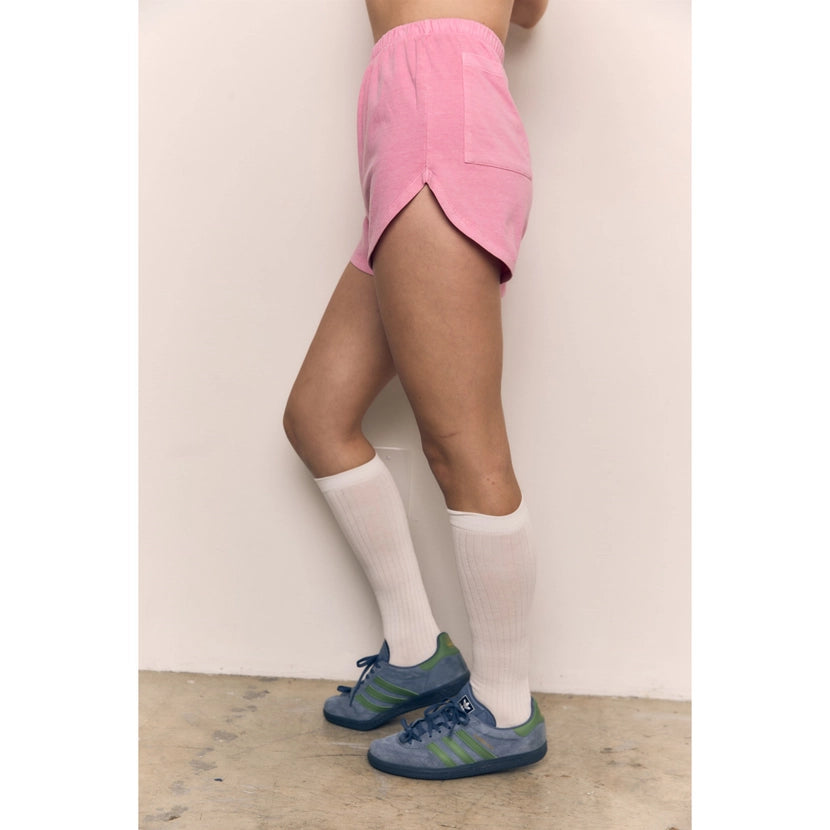Blank Lab - Cotton Jersey Dolphin Short | Pink