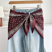 Pattern Silk Scarf | Multiple Colors