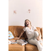 Blank Lab - Cotton Jersey Collar Tee | White