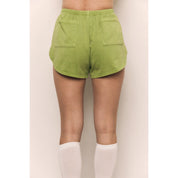 Blank Lab - Cotton Jersey Dolphin Short | Peridot